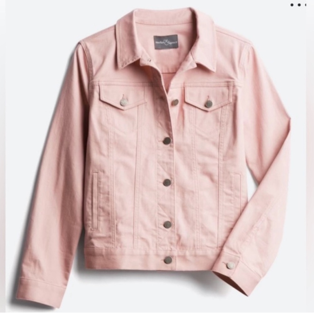 Pink Denim Jacket- Market & Spruce